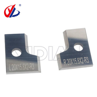 Lame de raclage en carbure de tungstène 20X15.8X2mm pour machine à plaquer les chants CEHISA